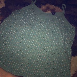 Spaghetti strap torrid work shirt